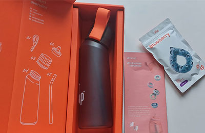 Gourde Air-up dans son emballage